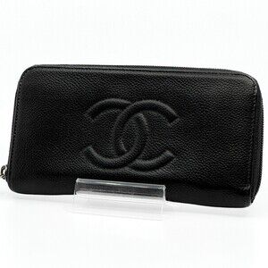 Chanel Coco Mark Round Zipper Long #181461C28B